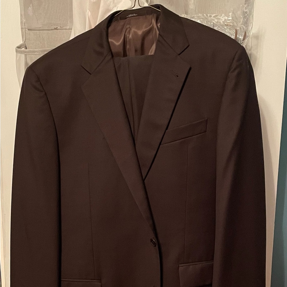 Joseph Abboud brown two piece suit